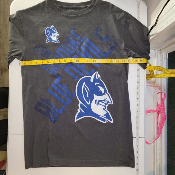 Proedge PE Duke Blue Devils Tshirt Tee Mens M Gray Logo Gray Short Sleeve - Picture 8 of 8